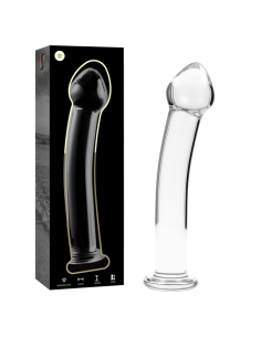 NEBULA SERIES BY IBIZA - MODEL 11 DILDO BOROSILICATE GLASS CLEAR 16 CM -O- 3 CM