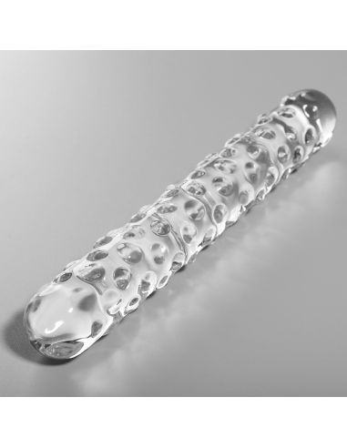 NEBULA SERIES BY IBIZA – 15 modelio dildo, borosilikatinis stiklas, skaidrus, 18,5 cm, 0–3 cm