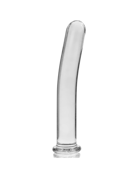 NEBULA SERIES BY IBIZA – 17 modelio dildo, borosilikatinis stiklas, skaidrus, 18,5 cm, 0–3 cm
