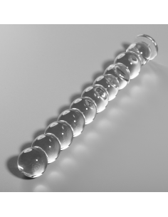 NEBULA SERIES BY IBIZA – 22 modelio dildo, borosilikatinis stiklas, skaidrus, 21,5 cm, 2,5 cm 2