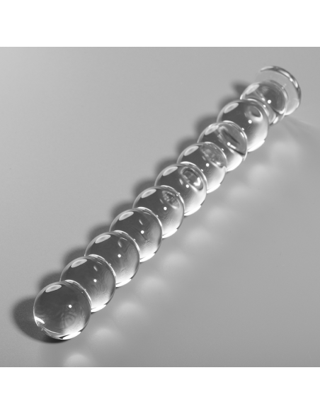 NEBULA SERIES BY IBIZA – 22 modelio dildo, borosilikatinis stiklas, skaidrus, 21,5 cm, 2,5 cm