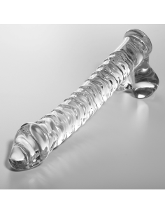 NEBULA SERIES BY IBIZA – 23 modelio dildo, borosilikatinis stiklas, skaidrus, 21,5 cm, 0–4 cm 2