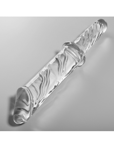 NEBULA SERIES BY IBIZA – 24 modelio dildo, borosilikatinis stiklas, skaidrus, 28,5 cm, skersmuo – 5 cm