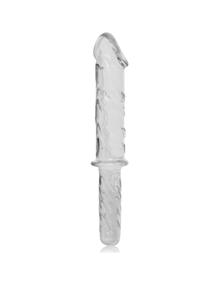 NEBULA SERIES BY IBIZA – 24 modelio dildo, borosilikatinis stiklas, skaidrus, 28,5 cm, skersmuo – 5 cm