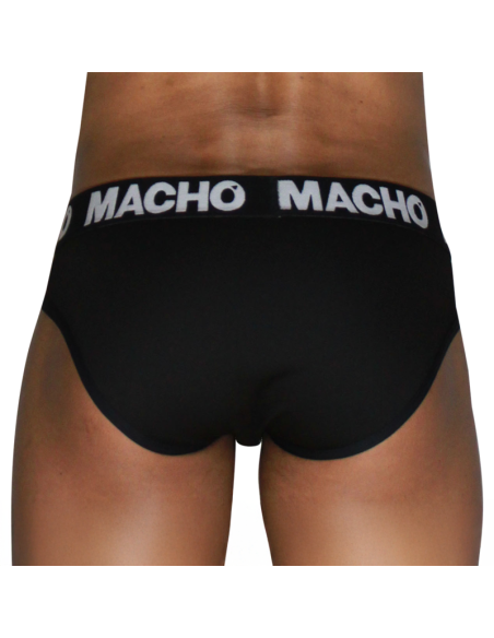 MACHO - MCH007 CLASSIC SLIP BLACK BLACK S