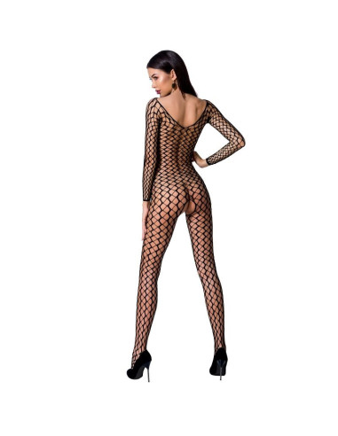 PASSION - WOMAN BS068 BODYSTOCKING BLACK ONE SIZE