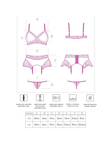 LIVCO CORSETTI FASHION - NAHIR LC 20214 LIEMENĖLĖ, KELNINĖS, KAIŠTIENOS DIRŽAS S-M