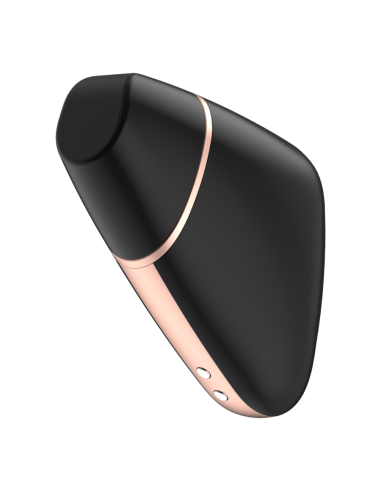 SATISFYER - MEILĖS TRIAMBLIS ORO IMPULSŲ STIMULIATORIUS IR VIBRATORIUS JUODAS