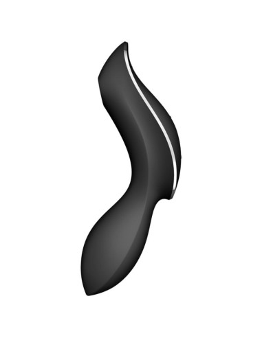 SATISFYER - CURVY TRINITY 2 AIR PULSE VIBRATOR BLACK