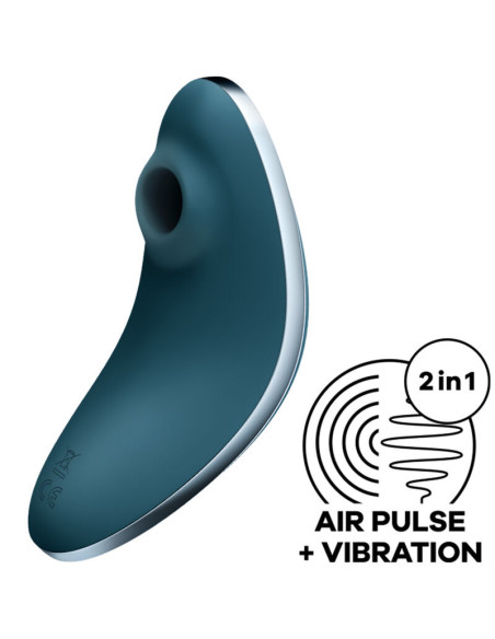 SATISFYER - VULVA LOVER 1 oro pulsavimo stimuliatorius ir vibratorius, violetinis