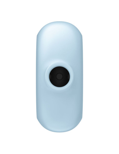 SATISFYER - PRO TO GO 3 DOUBLE AIR PULSE STIMULATOR and VIBRATOR BLUE