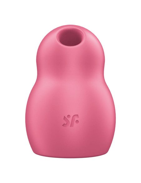 SATISFYER - PRO TO GO 1 DOUBLE AIR PULSE STIMULATOR and VIBRATOR RED