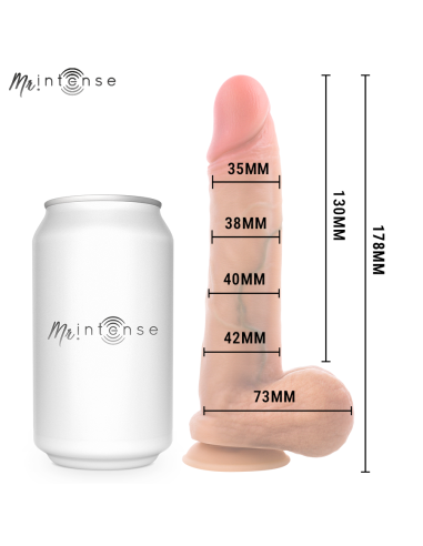 MR INTENSE - GARY S ULTRA-REALISTIC SILICONE COCK WITH TESTICLES 17.8 CM -Ø- 4.2 CM
