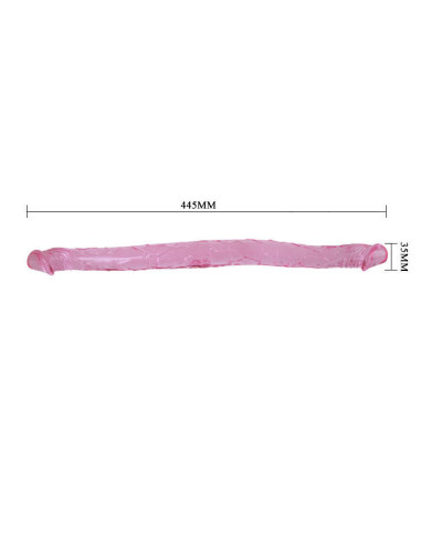 BAILE - ROŽINIS DVIGUBAS PLUGSTAS 44,5 CM