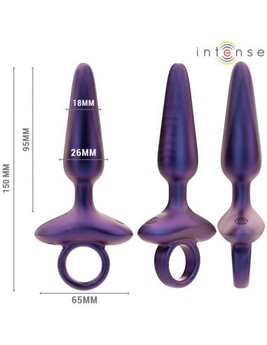 INTENSE - MARLON VIBRATING ANAL PLUG MODEL 4 REMOTE CONTROL