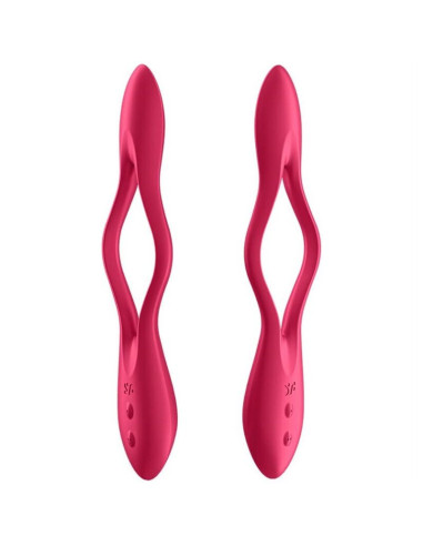 SATISFYER - ELASTIC JOY MULTI VIBRATOR RED