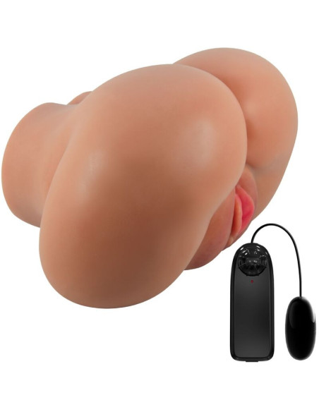 CRAZY BULL - LUNA VIBRATOR BUTT WITH REALISTIC VAGINA AND ANUS CONTROL REMOTO