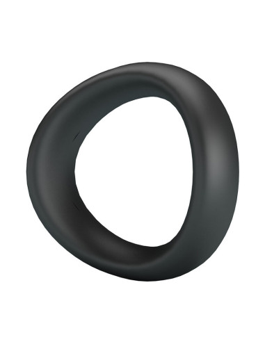 CRAZY BULL - VALEN ERGONOMIC SILICONE COCK RING BLACK