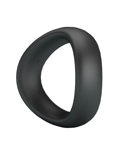 CRAZY BULL - VALEN ERGONOMIC SILICONE COCK RING BLACK