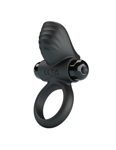 PRETTY LOVE - ADRIEN VIBRATING PENIS RING 10 FUNCTIONS BLACK