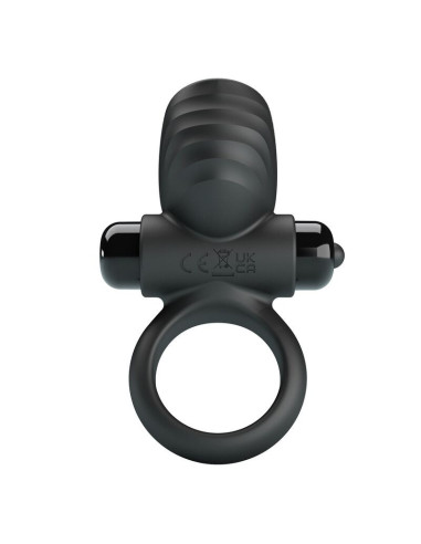 PRETTY LOVE - ADRIEN VIBRATING PENIS RING 10 FUNCTIONS BLACK
