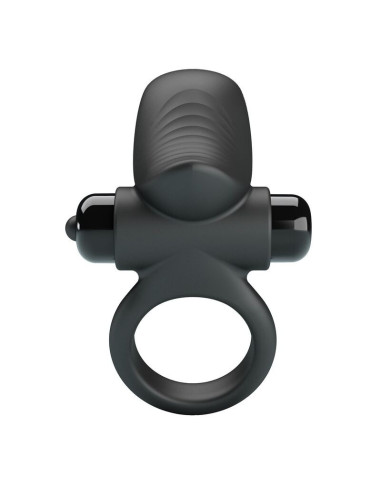 PRETTY LOVE - ADRIEN VIBRATING PENIS RING 10 FUNCTIONS BLACK