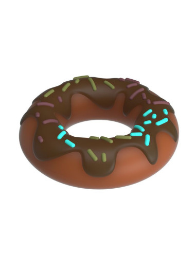 PRETTY LOVE - SUPER DONUT PENIS RING BROWN