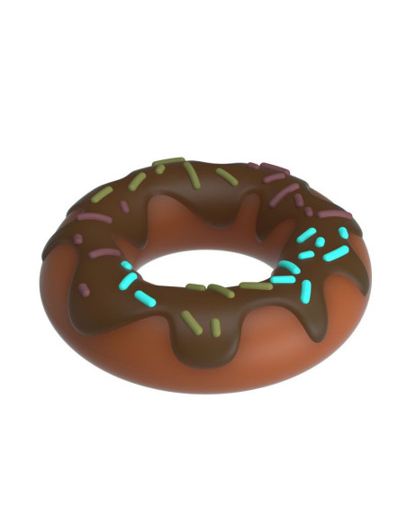PRETTY LOVE - SUPER DONUT PENIS RING BROWN