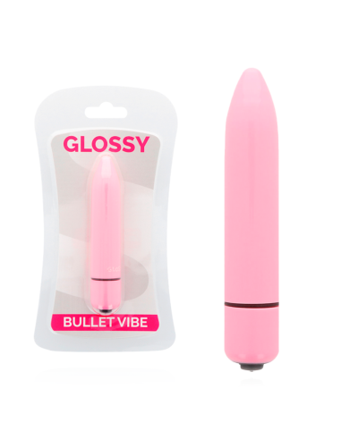 GLOSSY - PLONAS VIBRAVIMAS ROŽINIS