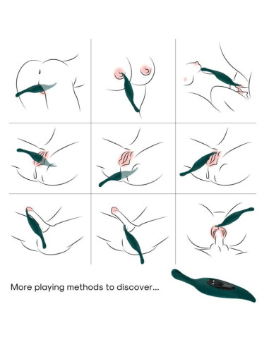 ARMONY - STIMULATOR and VIBRATOR LEAF GREEN