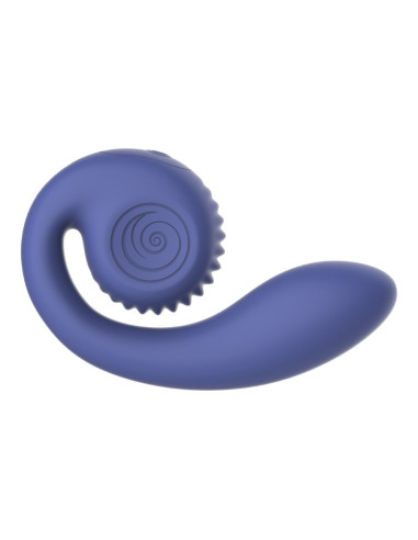 SNAIL VIBE  - GIZI LITE DUALG-SPOTAS ir CLITORAL PURPLE VIBRATOR