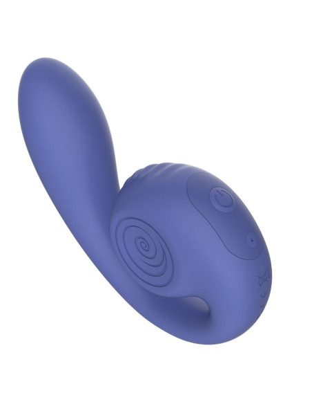 SNAIL VIBE  - GIZI LITE DUALG-SPOTAS ir CLITORAL PURPLE VIBRATOR