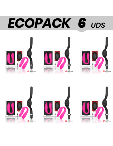 ECOPACK 6 VIENETAI - WEARWATCH DVIGUBŲ VIBRAVIMŲ TECHNOLOGIJA WATCHME FUCHSIA-AZABACHE