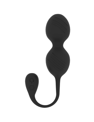 RITHUAL - NISHA RECHARGEABLE VIBRATING KEGEL BALLS BLACK
