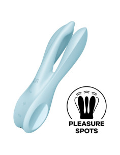 SATISFYER - TRIS 1 VIBRATORIUS MĖLYNAS 2