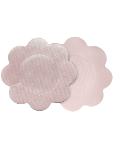 BYE-BRA - FLOWER NIPPLE CUPS PACK 3 UNITS SIZE M