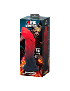 POWER MONSTERS - INFERNAL GOLIATH BICOLOR FANTASY SILICONE DILDO 25 CM Ø 6 CM 2