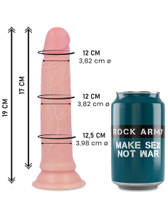 ROCKARMY - ROCKARMY skysto silikono aukščiausios kokybės keršytojas, realistiškas, 19 CM -O- 3,98 CM