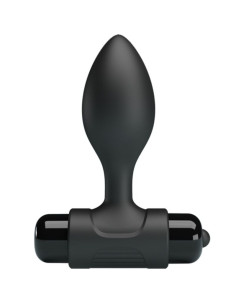 PRETTY LOVE - VIBRA BUTT 10 VIBRATIONS ANAL PLUG BLACK 2