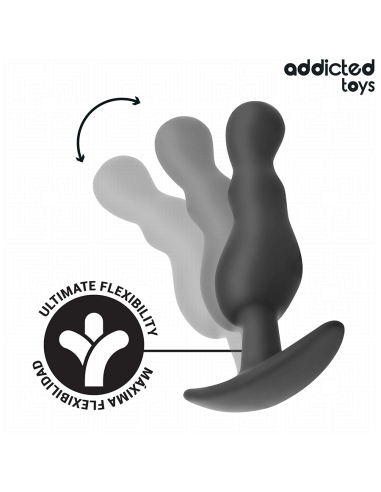 ADDICTED TOYS - SET OF 3 ANAL PLUG SILICONE MODEL 1