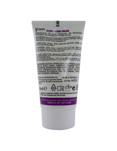 HOT - V-ACTIV STIMULIJAUJANTIS KREMAS MOTERIMS 50 ML