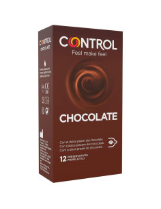 CONTROL - ADAPTA ŠOKOLADINIAI PREZERVATYVAI, 12 VIENETŲ