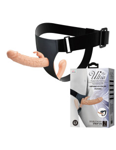 BAILE - CHARLOTTE HOLLOW DOUBLE PENETRATION STRAP-ON FLESH 2