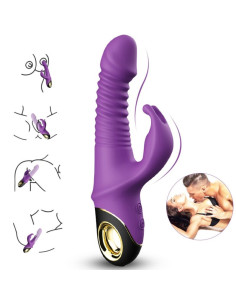 ARMONY - ZING DILDO VIBRATOR RABBIT PURPLE 2