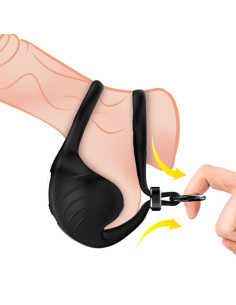 ARMONY - MANTA SCROTUM VIBRATOR RING REMOTE CONTROL BLACK 2