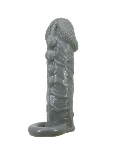 PRETTY LOVE - REALISTIC PENIS ENLARGER AND DELAY SLEEVE GREY