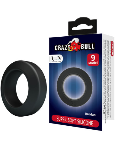 CRAZY BULL - BRODAN SILIKONINIS ŽIEDAS, MODELIS 9