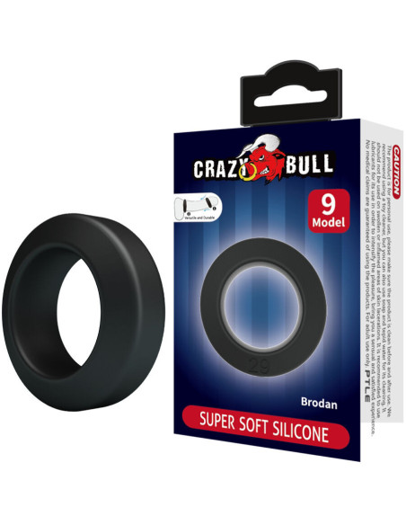 CRAZY BULL - BRODAN SILIKONINIS ŽIEDAS, MODELIS 9