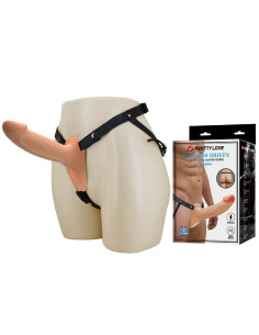 PRETTY LOVE - LANDON LIGHT-SKIN VIBRATING STRAP-ON 2
