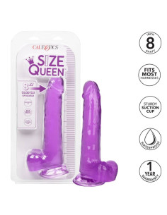 CALEXOTICS - SIZE QUEEN DILDO PURPLE 20.3 CM 2